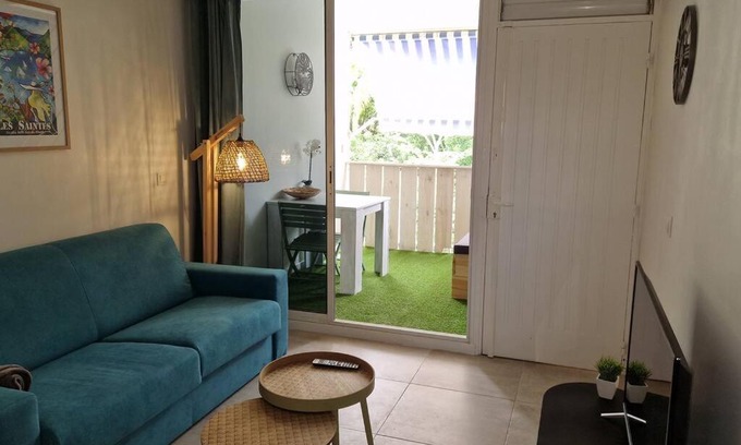Pointe de la verdure Apartamento | Appartement 500 mètres de la plage à GOSIER