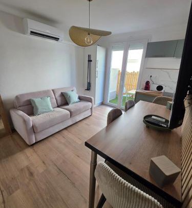 Le Grand Large Apartamento | Appartement avec BEL Extérieur et Parking Privatif