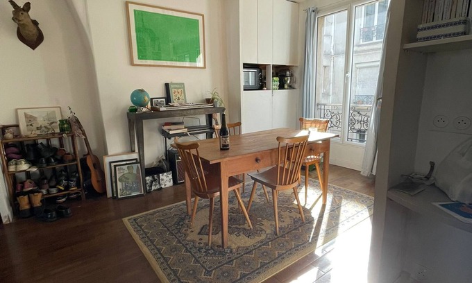Quartier de la Goutte-d'Or Apartamento | Appartement Arty et Confortable, au Pied de Montmartre