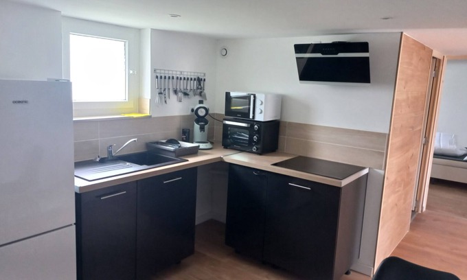 Casseneuil Apartamento | Appartement Avec Accès au Jardin Fermer