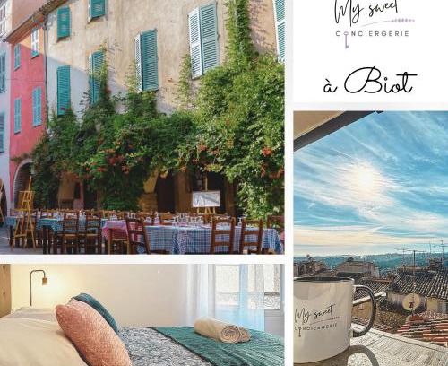 Biot Apartamento | Appartement avec vue au coeur de Biot Village