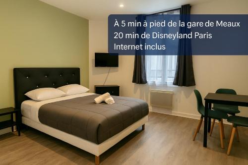Meaux Apartamento | Appartement Cerf2-Centre ville Meaux-Gare-Disney