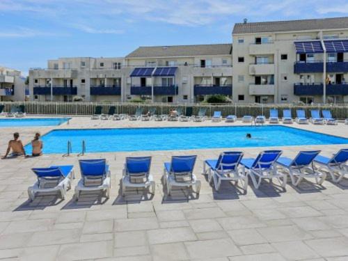Lacanau-Ocean Apartamento | Appartement Climatisé avec Piscine & Mer Bleu Marine