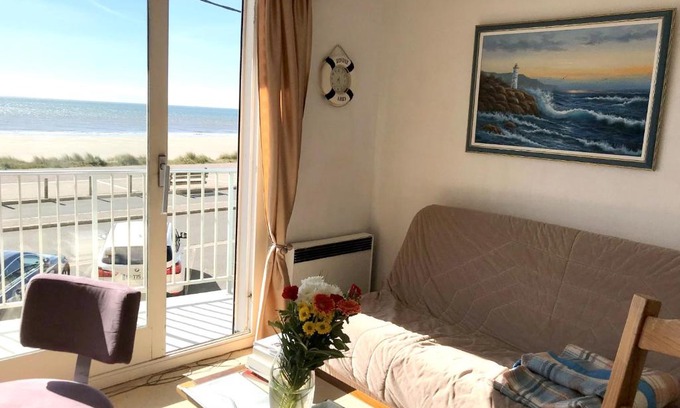 Hardelot-Plage Apartamento | Appartement confortable avec vue sur la mer - Neufchâtel-Hardelot