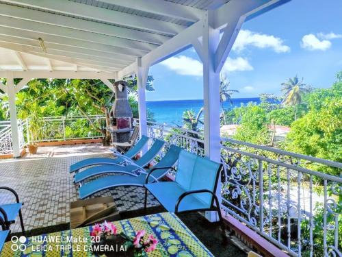 Deshaies Apartamento | Appartement confortable avec vue sur mer à Deshaies, 48 m²