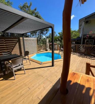Rifflet Apartamento | Appartement confortable avec piscine à Deshaies 60 m²