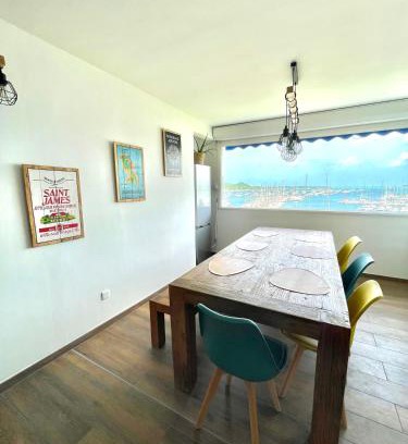 Le Marin Apartamento | Appartement contemporain vue marina
