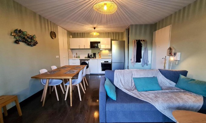 Ares Apartamento | Appartement cosy à Arès - 40 m² - Jardin clôturé