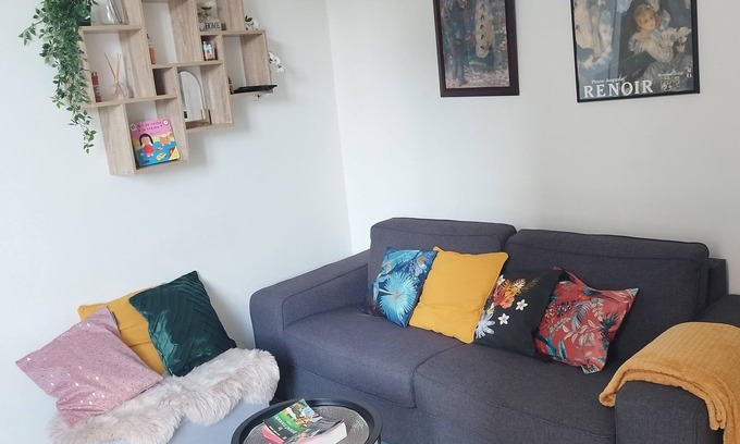 Aubervilliers Apartamento | Appartement Cosy à 5 Minutes de Métro Proche Paris Stade de France