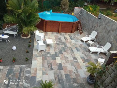Saint-Joseph Apartamento | Appartement cosy à Le Morne-des-Esses, 37 m², piscine