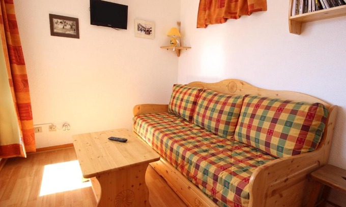 Vallandry Apartamento | Appartement cosy 2 pièces 4 pers. à Vallandry - Balcon, près des pistes et commerces - FR-1-411-78