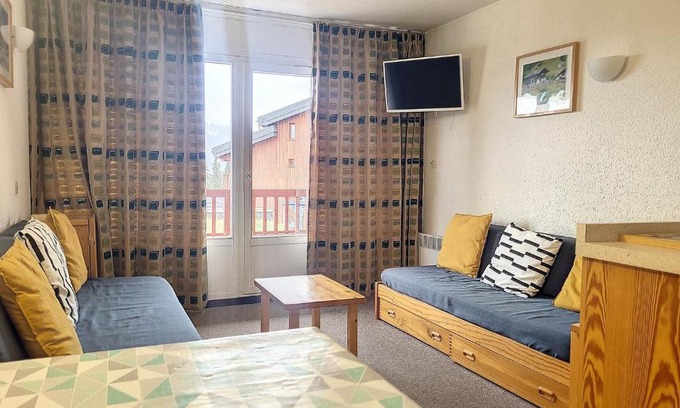 La Rosiere Apartamento | Appartement cosy avec 2 balcons, proche des pistes, idéal pour 4 pers - FR-1-275-191
