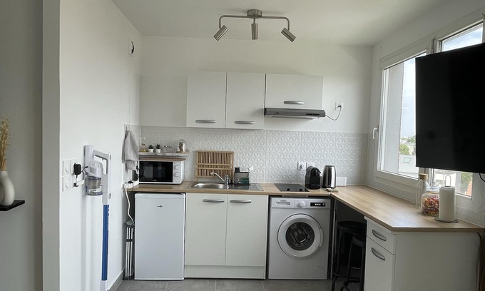 Orly Condominio | Appartement Cosy et Lumineux, Proche Aéroport Orly