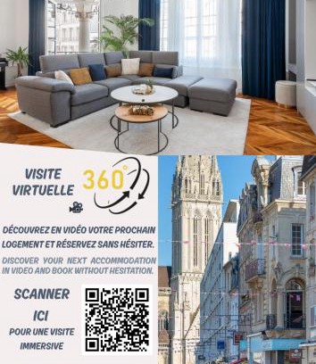 Quartier du chateau Apartamento | Appartement d'exception en plein coeur de Caen