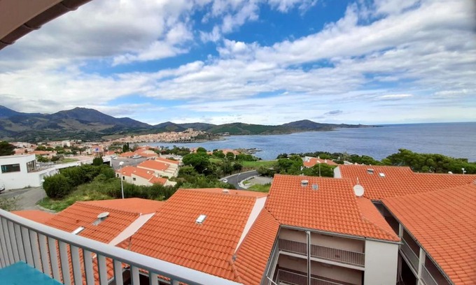Banyuls-sur-Mer Apartamento | Appartement d'une chambre avec vue sur la mer jardin et wifi a Banyuls sur Mer a 2 km de la plage