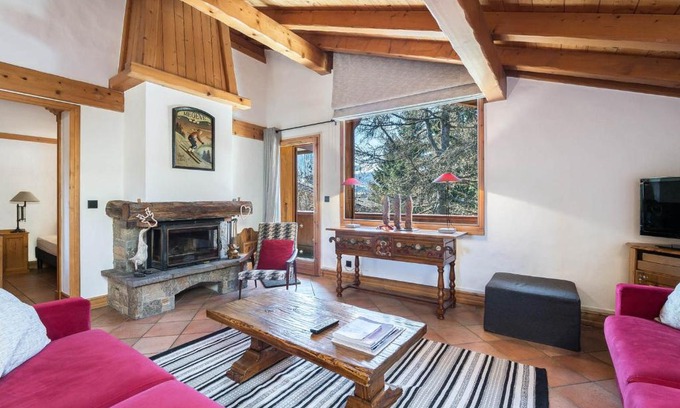 Megeve Apartamento | Appartement Duplex 3 Chambres à Megève - Proche Centre et Télécabine - Tout Confort - FR-1-453-49
