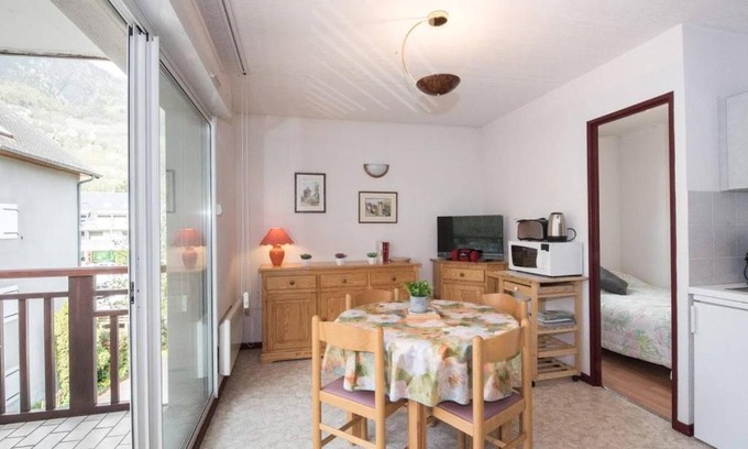 Saint-Lary-Soulan Apartamento | Appartement ensoleillé 4 pers, proche thermes et télécabine, avec balcon et parking, Saint-Lary-Soulan - FR-1-296-264