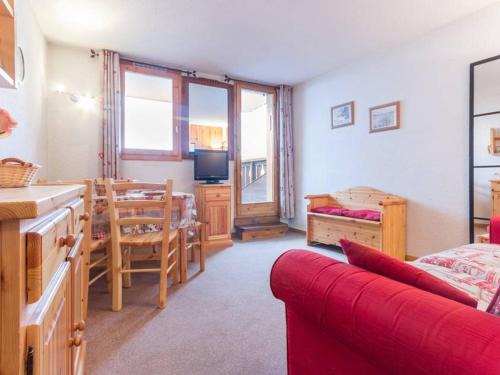 Montchavin Apartamento | Appartement fonctionnel au centre avec balcon à La Plagne - FR-1-181-2543