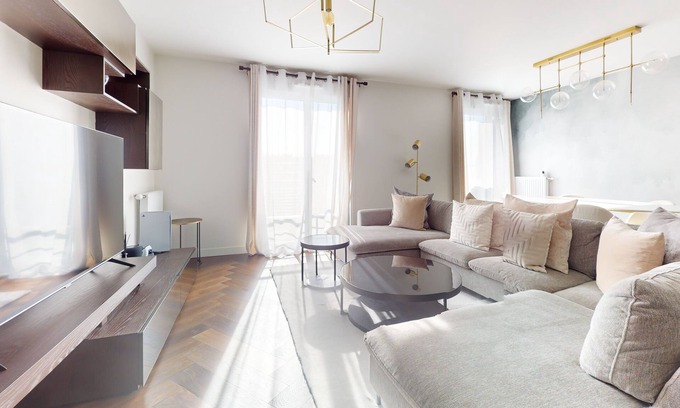 Asnieres-sur-Seine Apartamento | Appartement Spacieux et Luxueux, Proche Métro et Paris