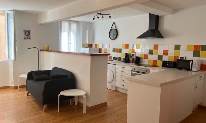 Hyeres City Centre Apartamento | Appartement Hyères - Centre ville 'Parcours des Arts' 1 chambre 2 personnes - Patricia