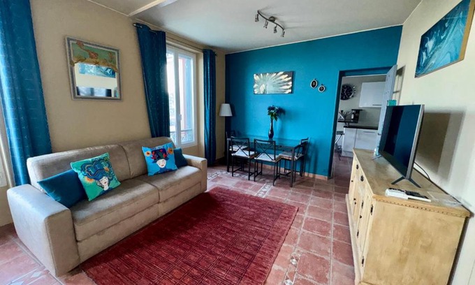 Cap d'Ail Apartamento | Appartement Jardin exotique