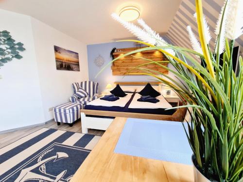 Kuhlungsborn Ost Apartamento | Appartement Küstenblau