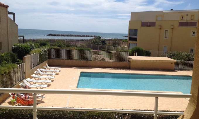 Valras-Plage Apartamento | Appartement les Pieds Dans L'eau