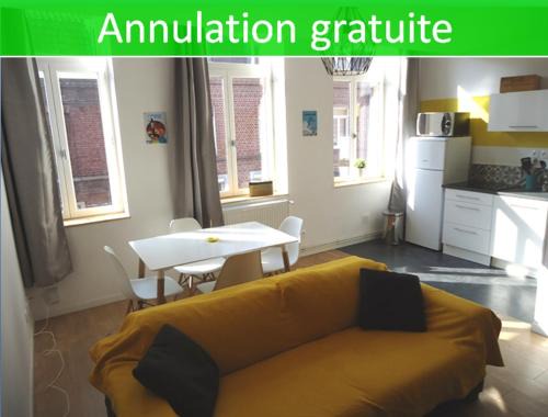 Fives Apartamento | Appartement Lille/1ch/stationnement gratuit