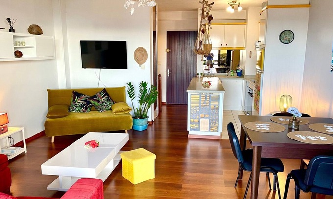 Pa'ofa'i Apartamento | Appartement ❀Maori❀ Front de mer - Centre Papeete