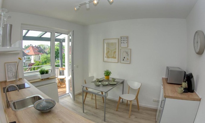Dortmund Apartamento | Appartement mit Balkon Westfalenhalle und Universität fußläufig