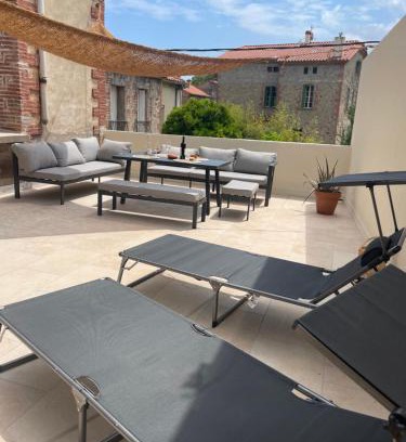 Laroque-des-Alberes Apartamento | Appartement neuf, grande terrasse plein sud