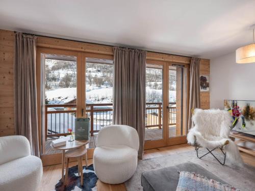 Le Bettaix Apartamento | Appartement neuf 3 chambres, proche pistes, parking inclus - FR-1-570-58