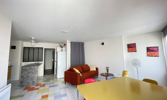 Bessan Apartamento | Appartement Pop-art Proche des Plages du cap Dagde