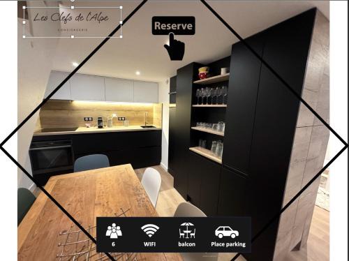 Huez-en-Oisans Apartamento | Appartement premium entièrement rénové - 100m Alpe express - Retour ski aux pieds