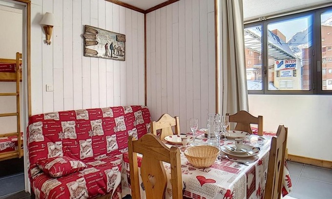 Reberty Apartamento | Appartement rénové skis aux pieds, 2 pièces, 4 pers, 3 flocons Or - FR-1-344-955