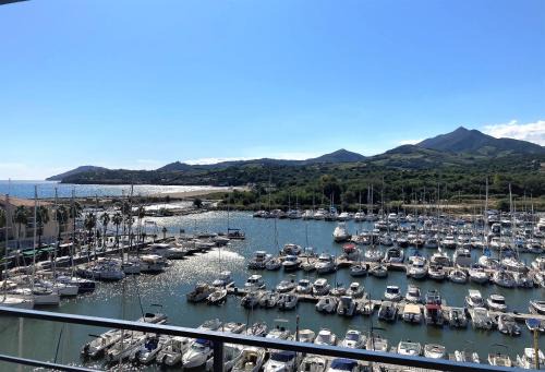 Plage d'Argeles Apartamento | Appartement résidence Acapulco vue panoramique port Argeles sur mer