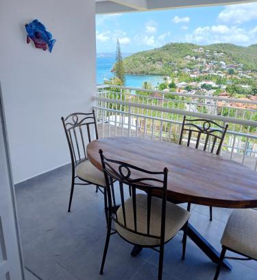 Trois-Ilets Apartamento | Appartement spacieux avec vue sur mer aux Trois Ilets 130 m²