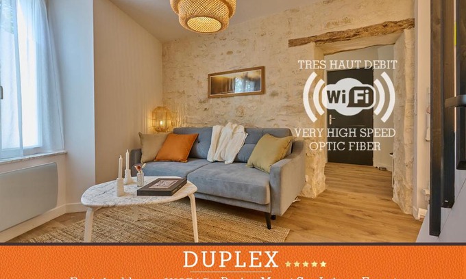 Veneux-les-Sablons Apartamento | Appartement standing à 7min de Fontainebleau centre, 3min de Moret-sur-Loing et 45min de Paris (1min à pied de la gare)