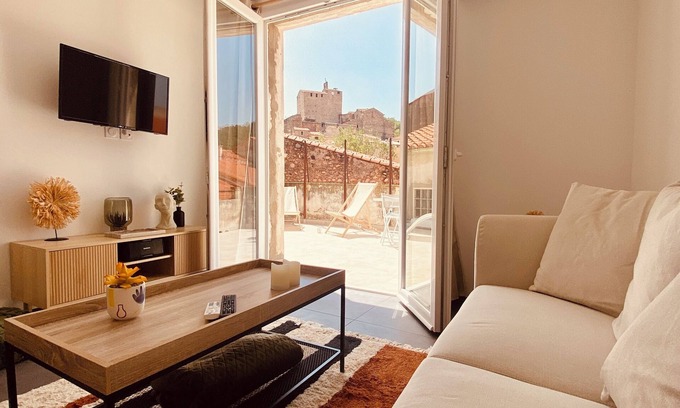Bouleternere Apartamento | Appartement sur les Toits Avec vue et Terrasse