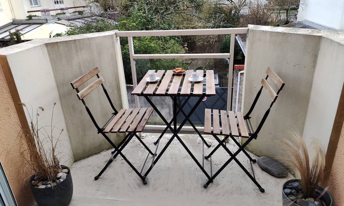 Pont Rousseau Apartamento | Appartement T2 Duplex sud de Nantes Parking Sécurisé Avec Balcon