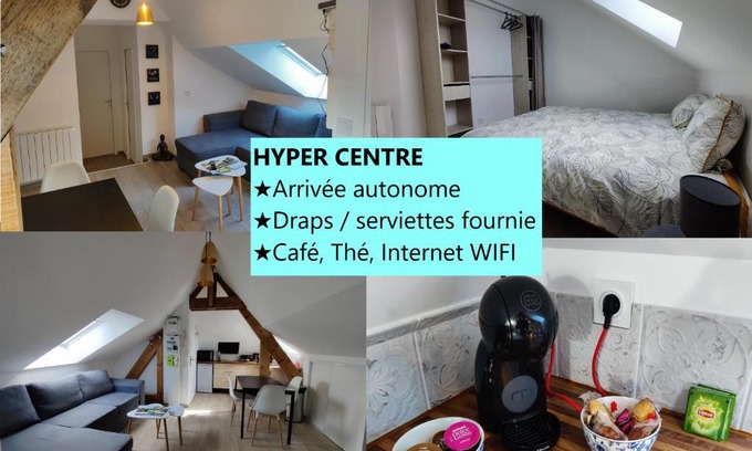 Ernee Apartamento | Appartement T3 "YUCA" Hyper centre d'ERNÉE