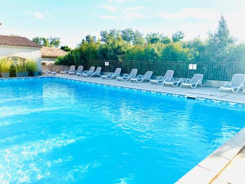 Paradou Apartamento | Appartement vue magnifique sur les Alpilles, résidence avec Piscine