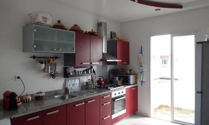 El Mansouria Apartamento | Appartement vue Mer, Plage Privee a Trois Minutes