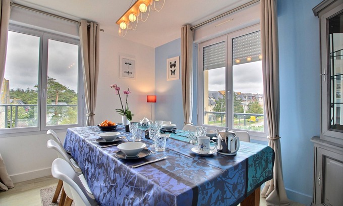 Sables-d'Or-les-Pins Apartamento | Appartement vue sur la Station 5 Personnes