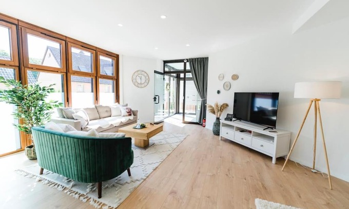 Olbronn Apartamento | Appartio-80qm-ländlich-luxuriös