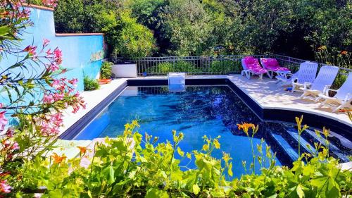 La Terrasse Apartamento | Appt Independant 4 5 ou 6 personnes piscine direct gare ou aeroport Jardin Piscine