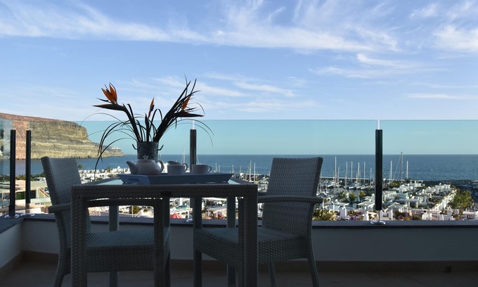 Puerto de Mogan Apartamento | Apto. 1ºB "Espectaculares vistas al mar y a la marina del Puerto de Mogán"
