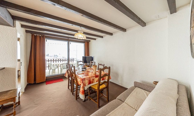 Montgellafrey Apartamento | Apto 6 pers, 2 hab, balcón sur, cerca de pistas