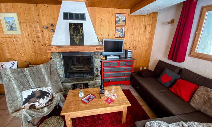 Bonneval-sur-Arc Apartamento | casa de campo Apt 3 * / chimenea / muchos paseos / pueblo clasificado