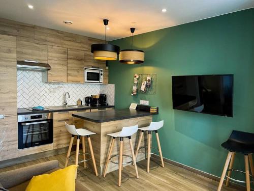 Rocabey - Alsace - Gare Apartamento | Apt RDC avec sa terrasse privée